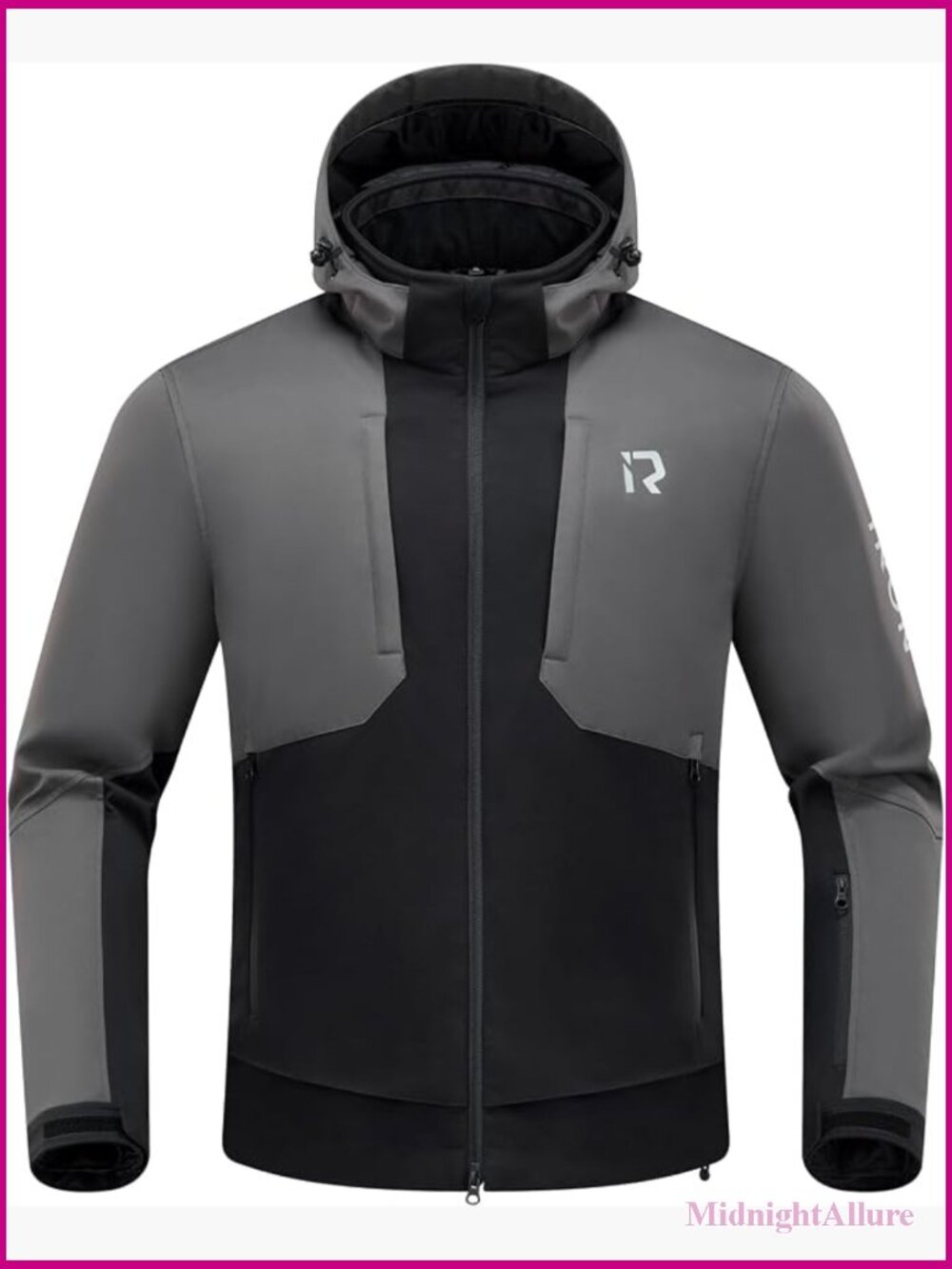 Motorcycle Jacket with CE Armor, Windproof, Removable Liner M